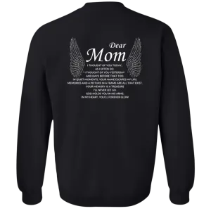 Dear Mom Crewneck Sweatshirt