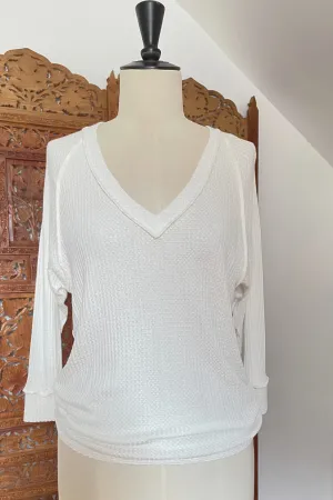 Deep V-Neck Pullover