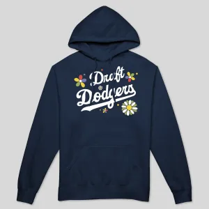 DRAFT DODGERS MEN'S HOODIE IN NAVY