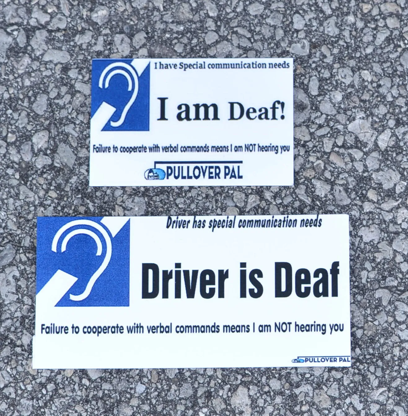 Driver is Deaf Card / I am Deaf Card (Card Only)