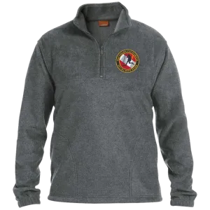 Embroidered 1/4 Zip Fleece Pullover