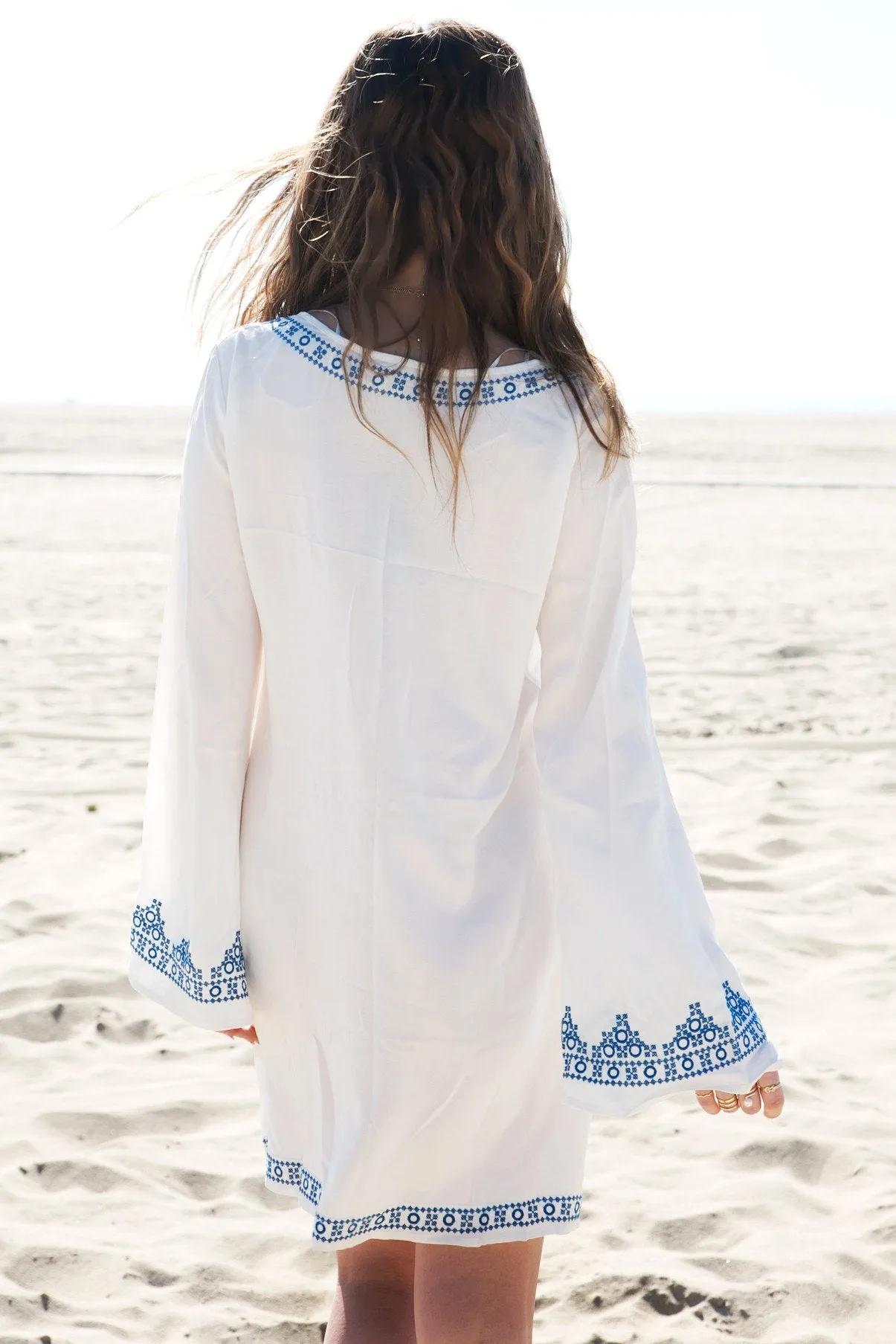 Embroidered Tunic Dress