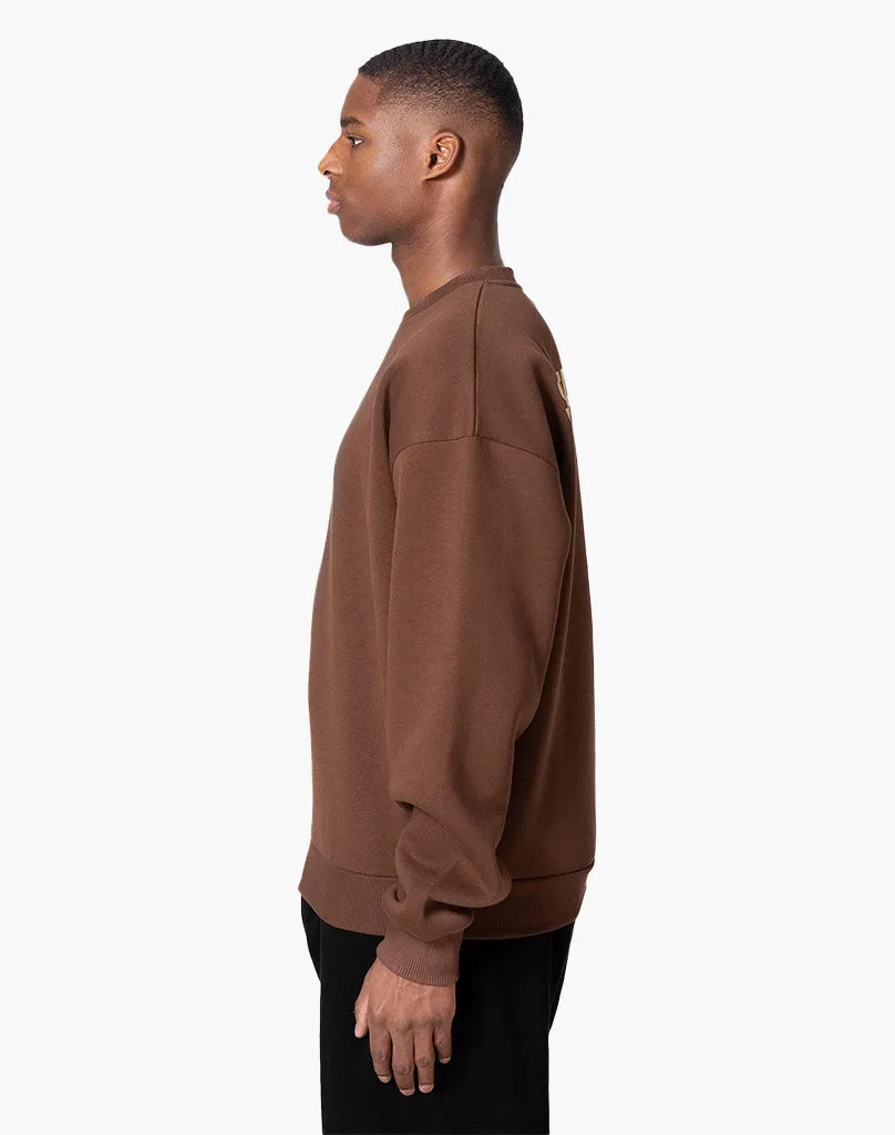 EXCHANGE SWEATER (COFFEE BROWN)