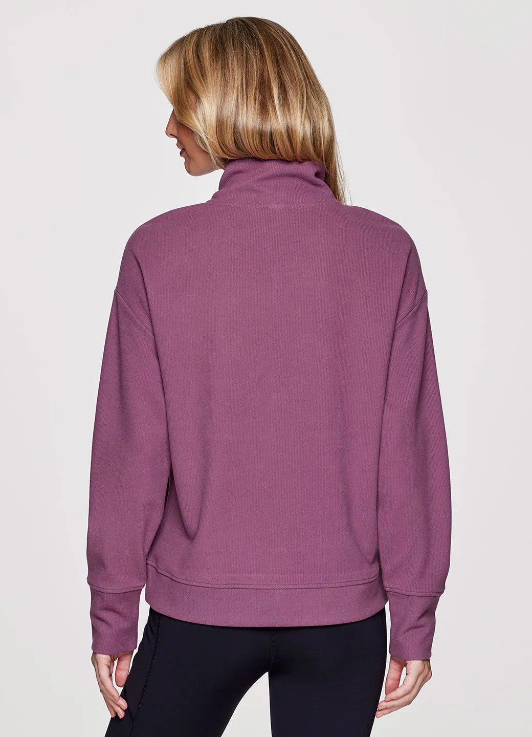 Faith Textured Fleece 1/2 Zip Pullover