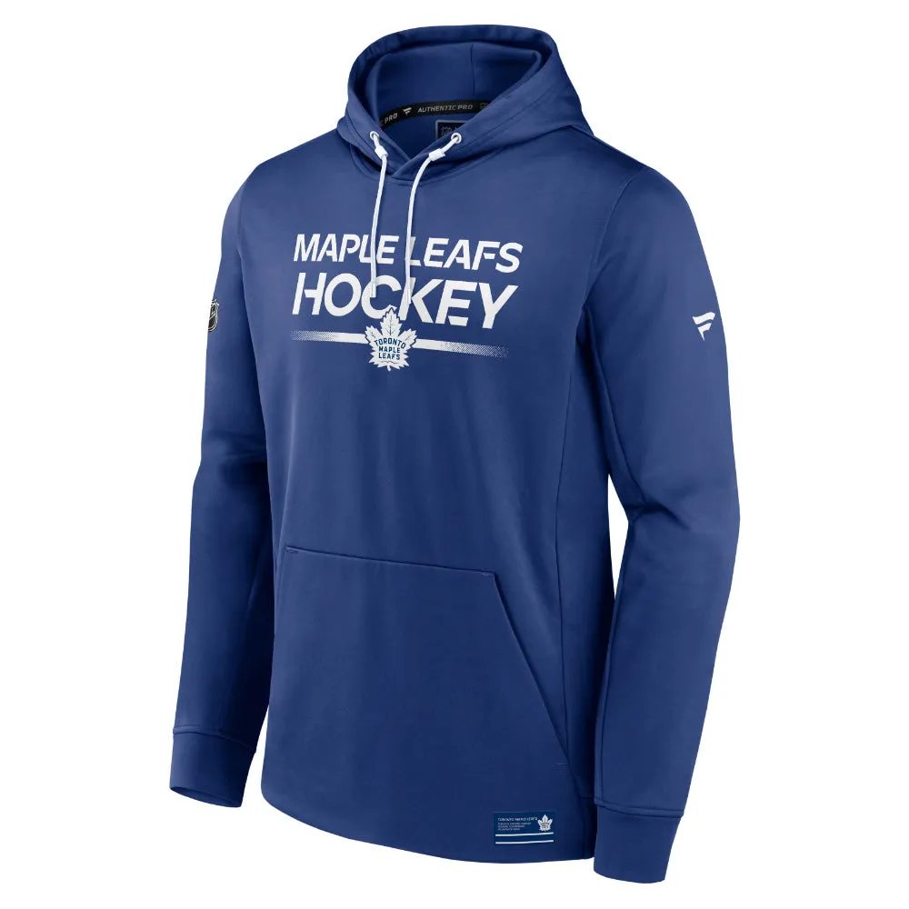 FANATICS TORONTO MAPLE LEAFS AUTHENTIC PRO ADULT NAVY PULLOVER HOODIE