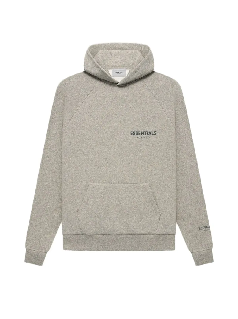 Fear Of God Essentials Core Collection Pullover Hoodie Dark Heather Oatmeal