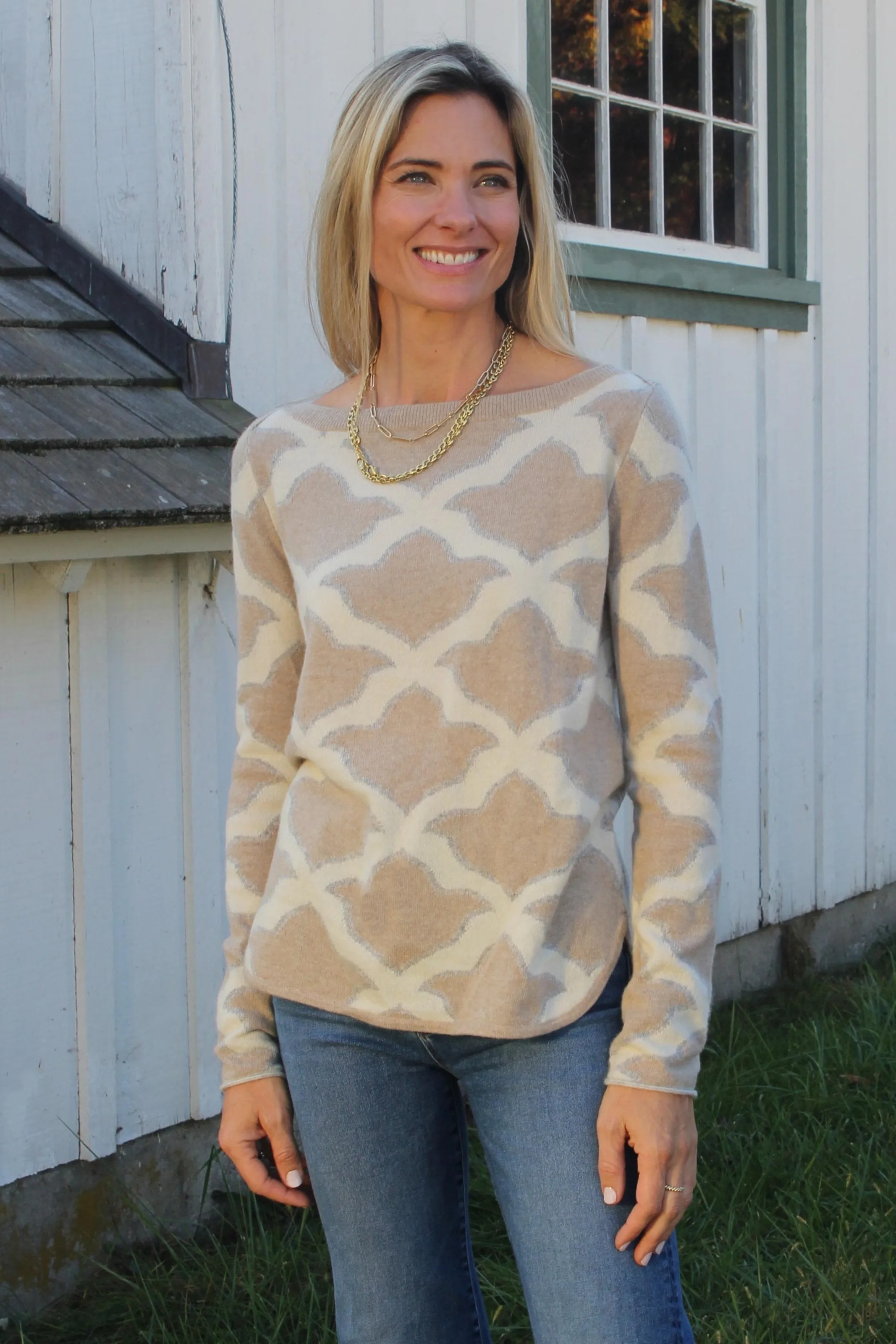 Fleur De Isle Cashmere Boatneck