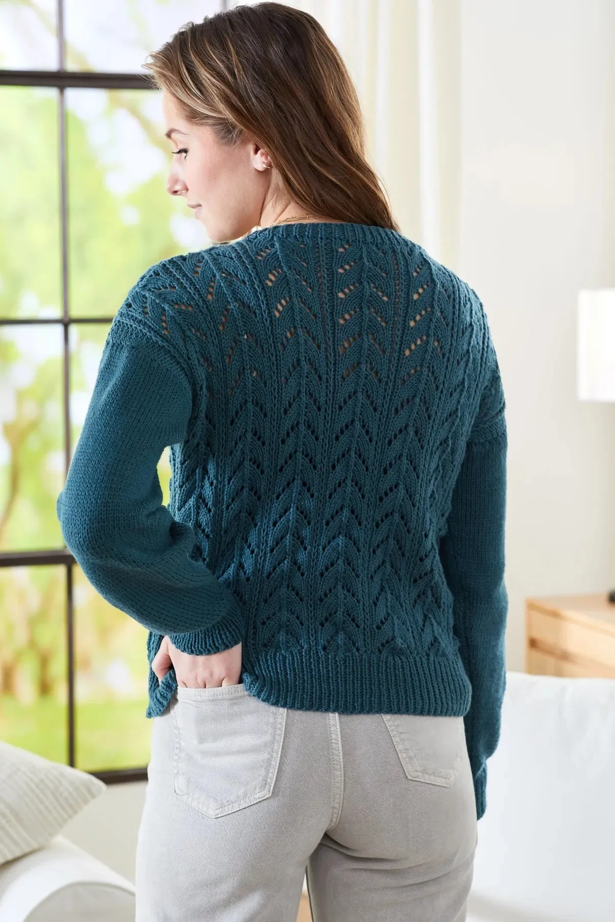 Free Horseshoe Lace Pullover Pattern