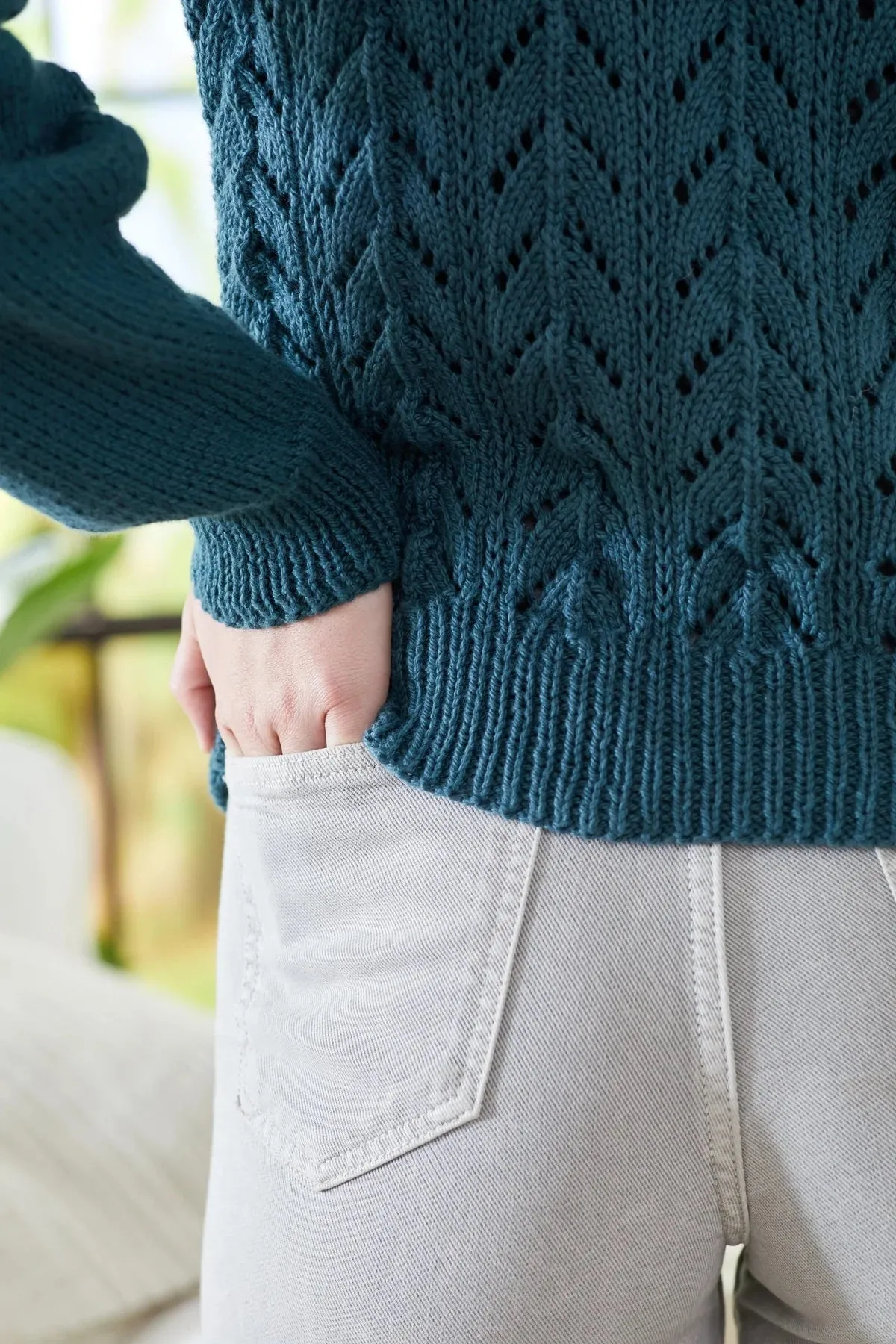 Free Horseshoe Lace Pullover Pattern