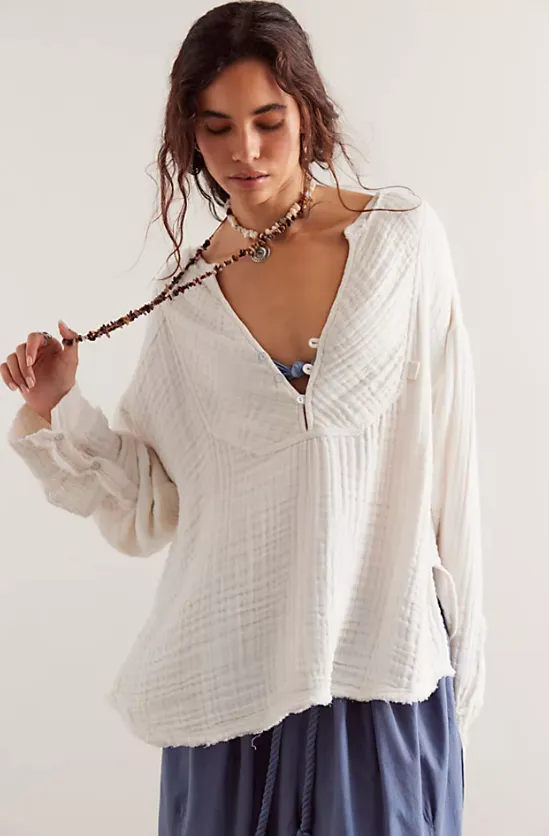 Free People Easy Sunday Pullover