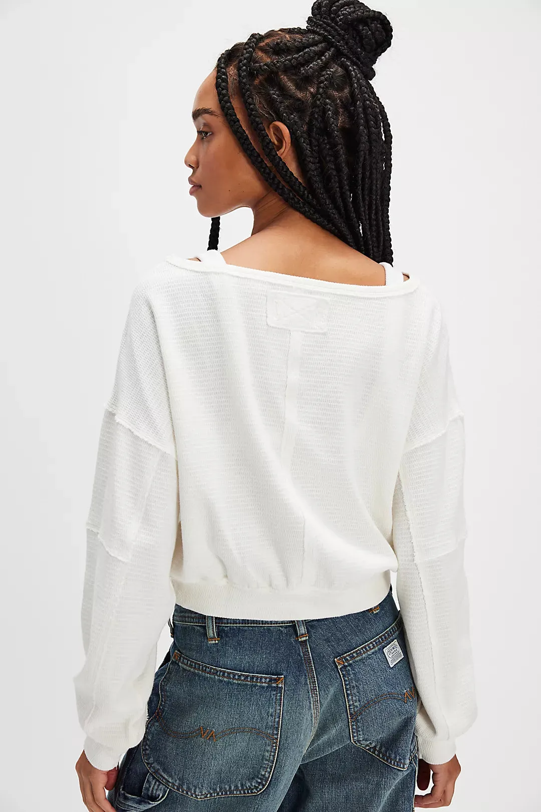 Free people Ife Pullover In Ivory