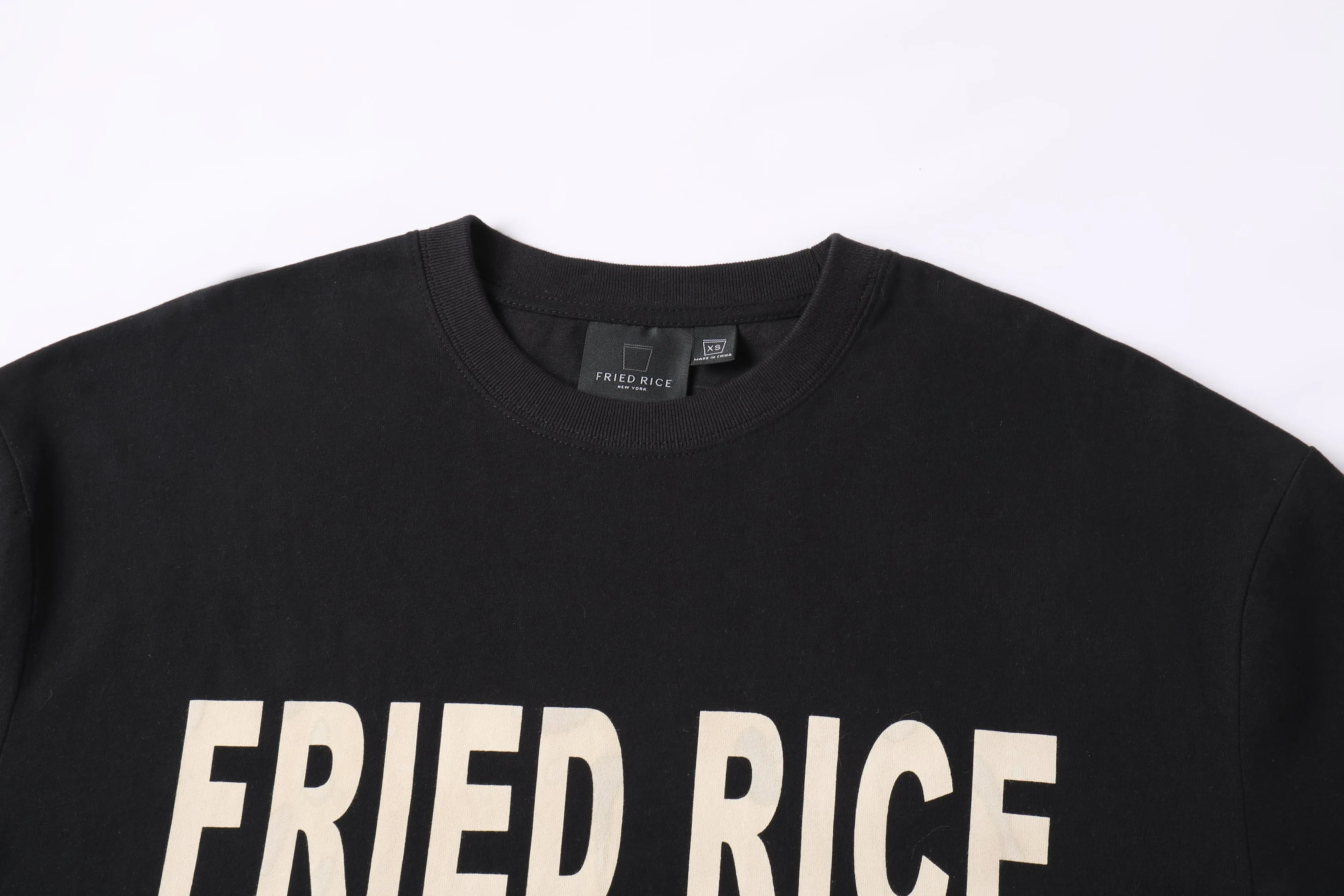 FRIED RICE AS FUCK Tee - Black