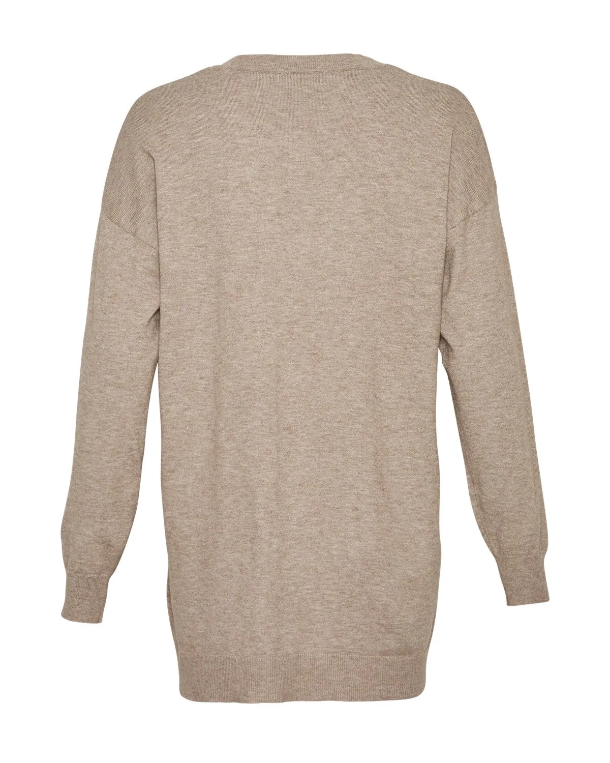 Galine Rachelle V Neck Pullover - Dune Melange