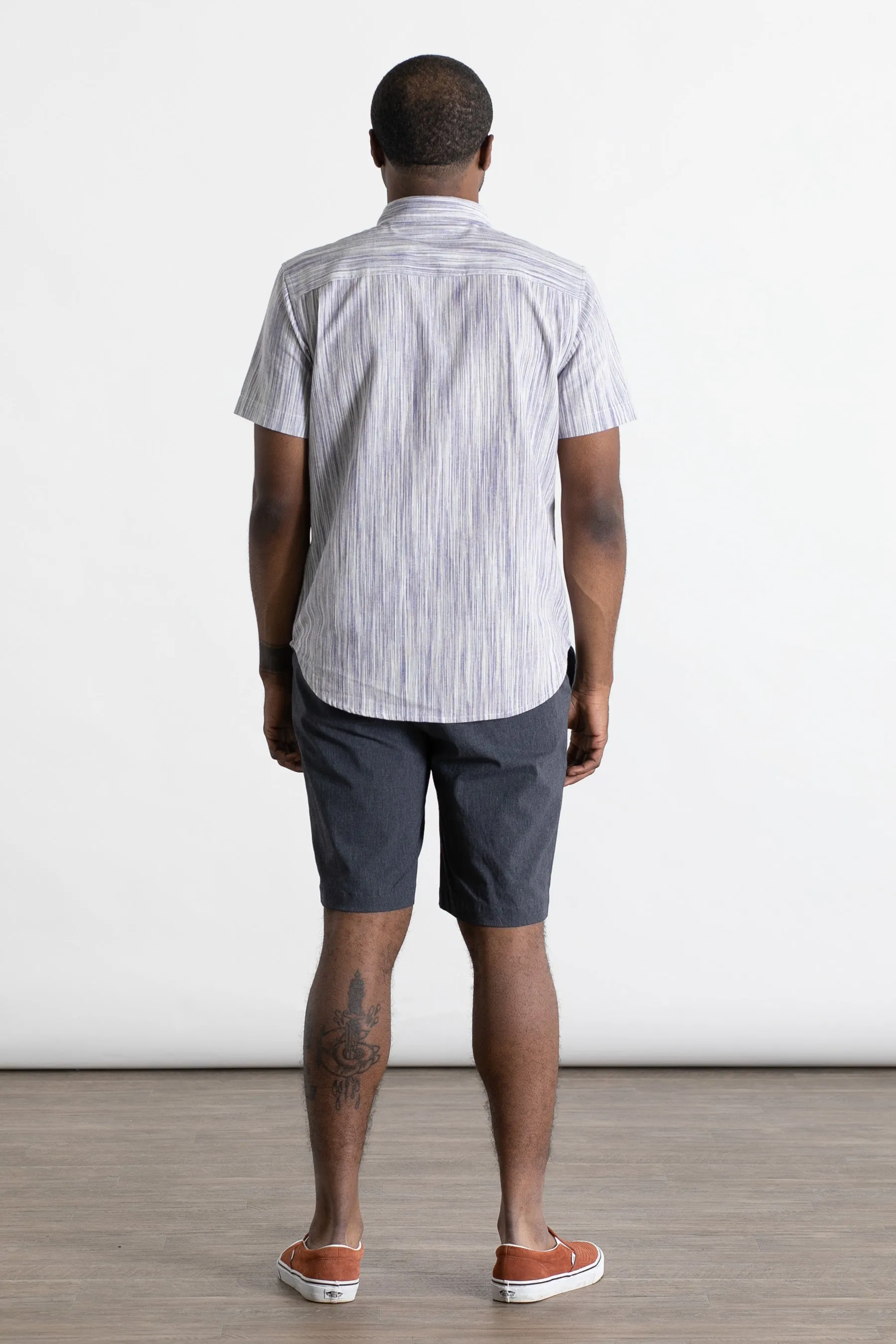 Gary Pullover / Ivory Multistripe