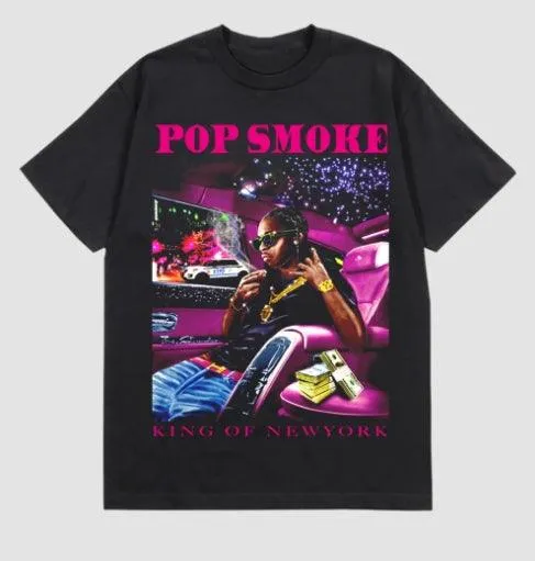 Giftngon - Pop Smoke X Vlone Style King Of Ny T-shirt