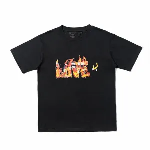 Giftngon - Vlone Style Flame Love Tee