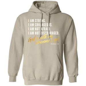 God Is With Me Pullover Hoodie