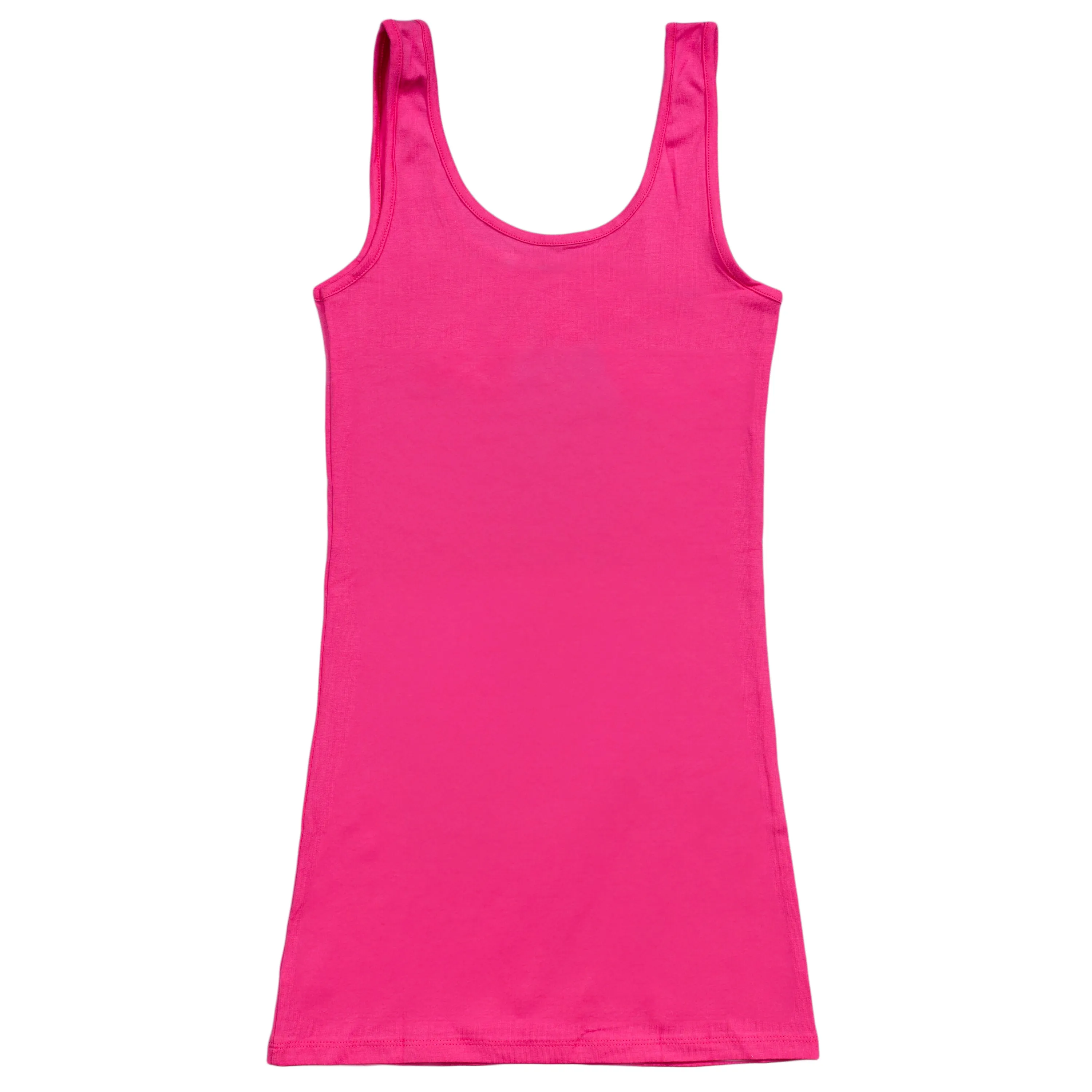 Good & Plenty Candy Fuschia Tunic Tank Dress