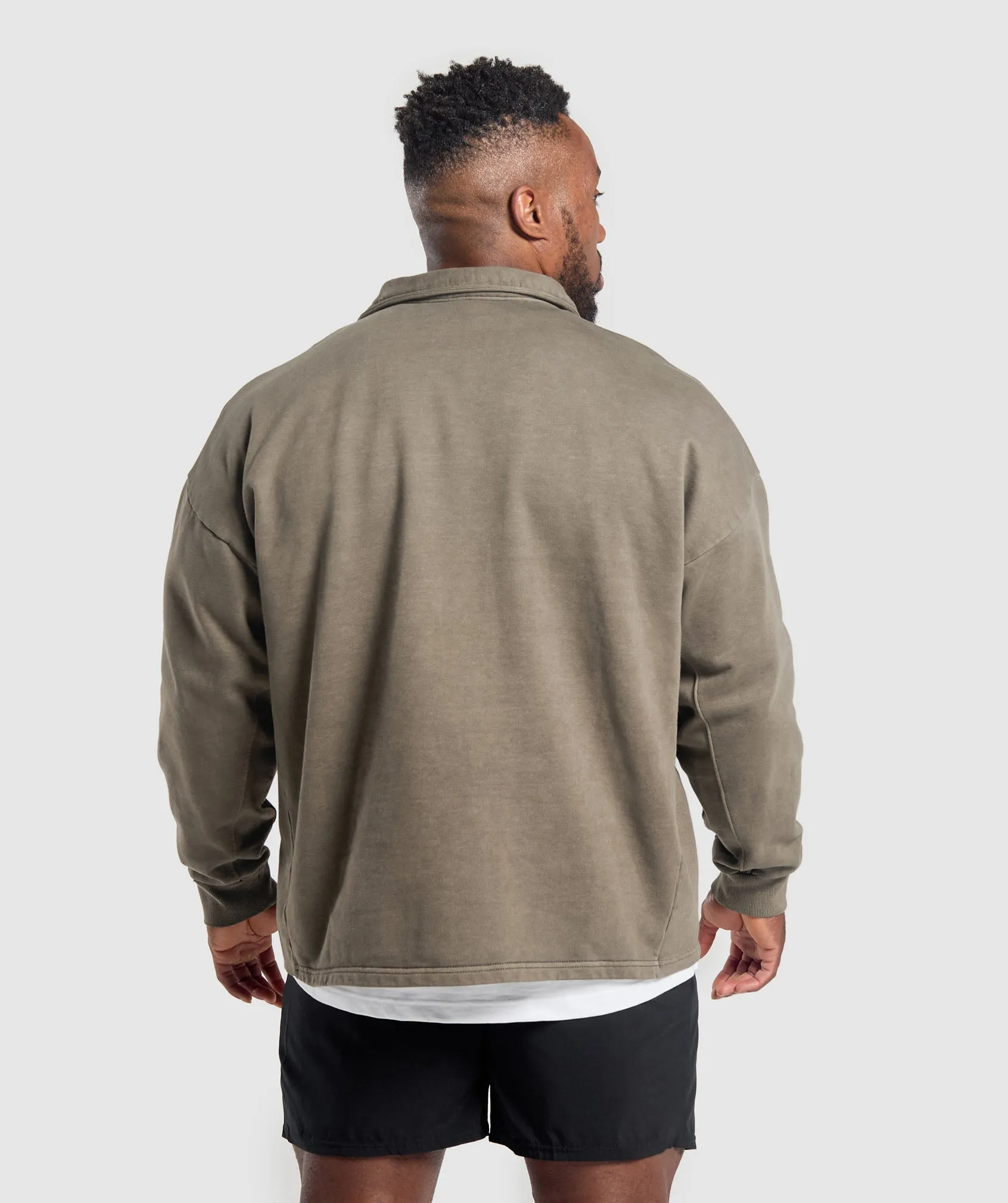 Gymshark Premium Legacy Pullover - Camo Brown