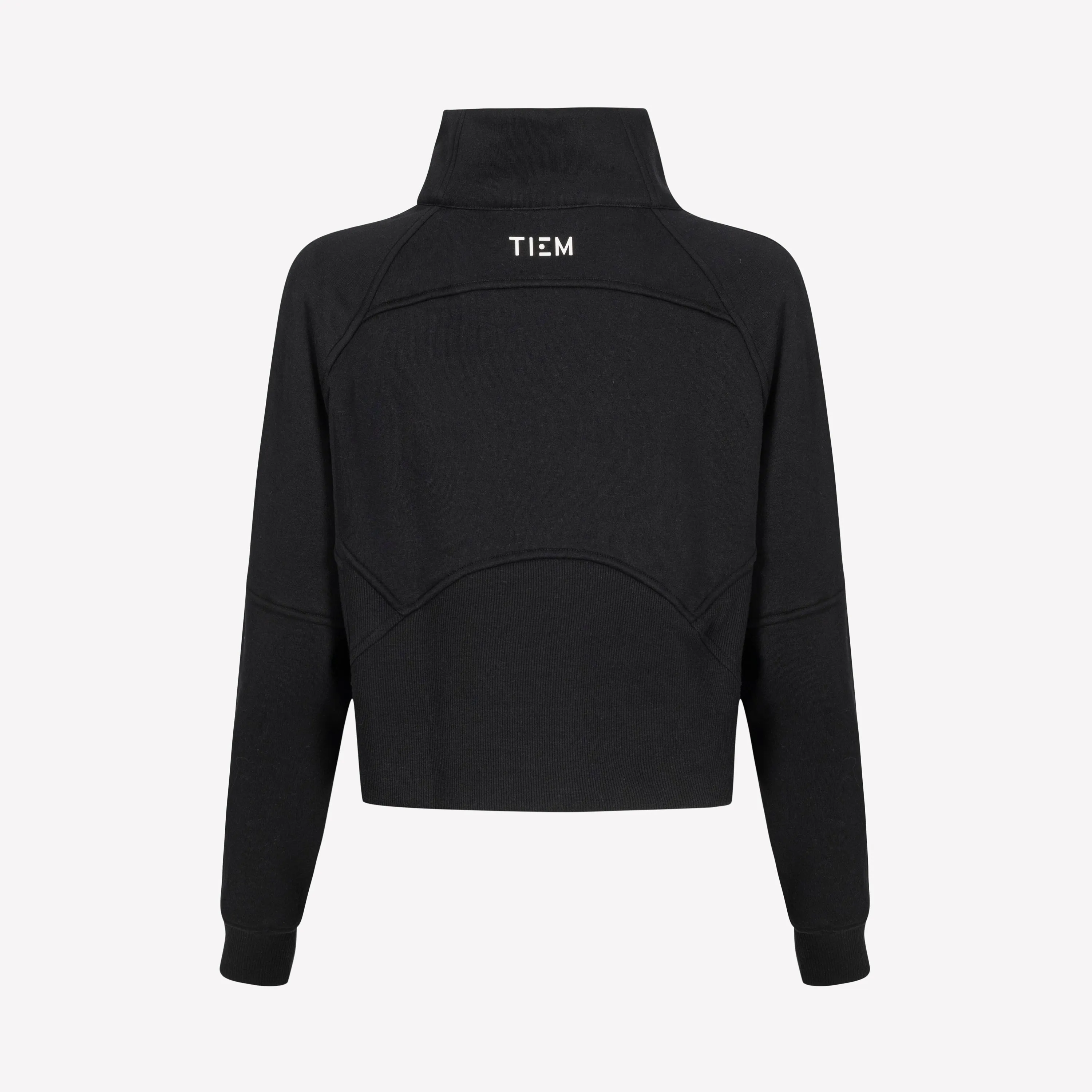 Half Zip Pullover - Black/White