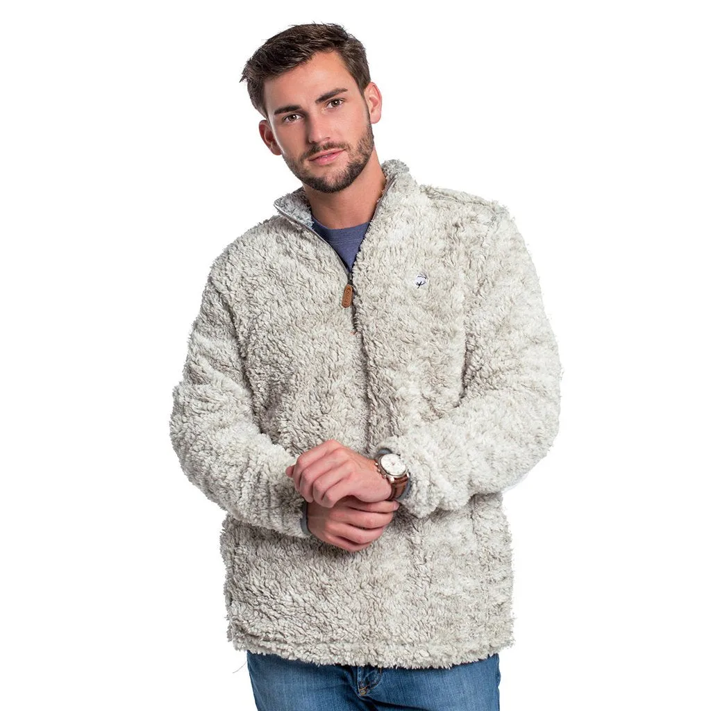 Heather Sherpa Pullover with Pockets