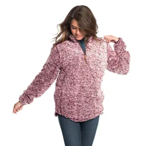 Heather Sherpa Pullover with Pockets