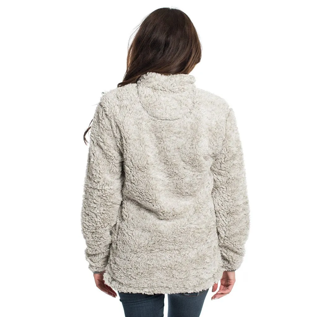 Heather Sherpa Pullover with Pockets