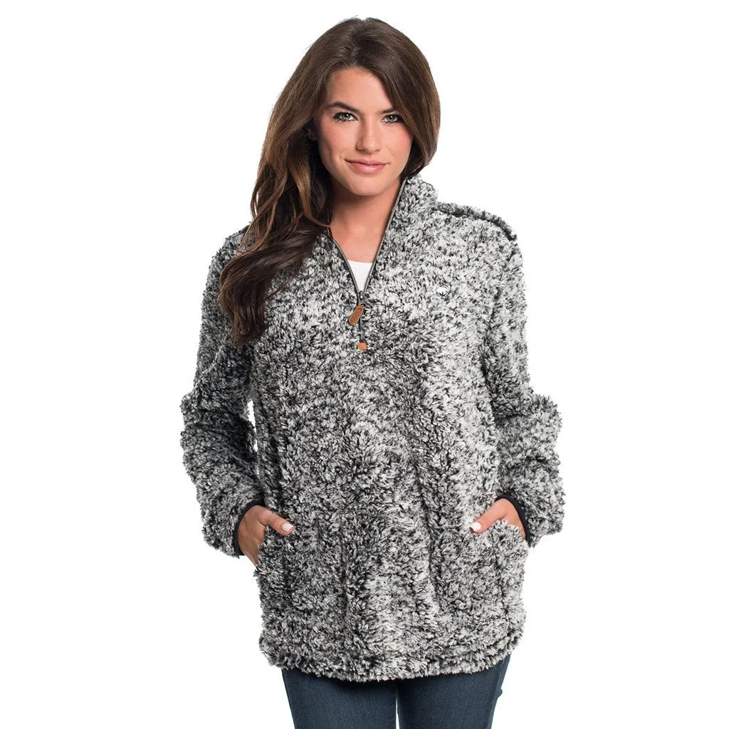 Heather Sherpa Pullover with Pockets