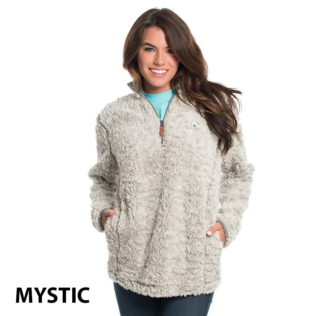 Heather Sherpa Pullover with Pockets