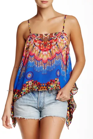 Heritage Print Halter Top