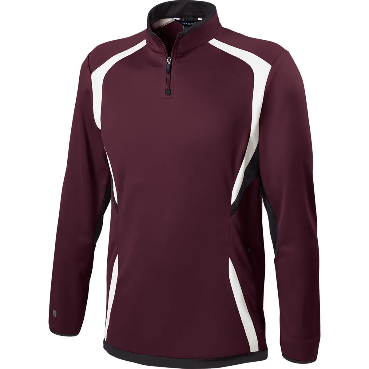 Holloway Men's Maroon/Black/White Transform Pullover