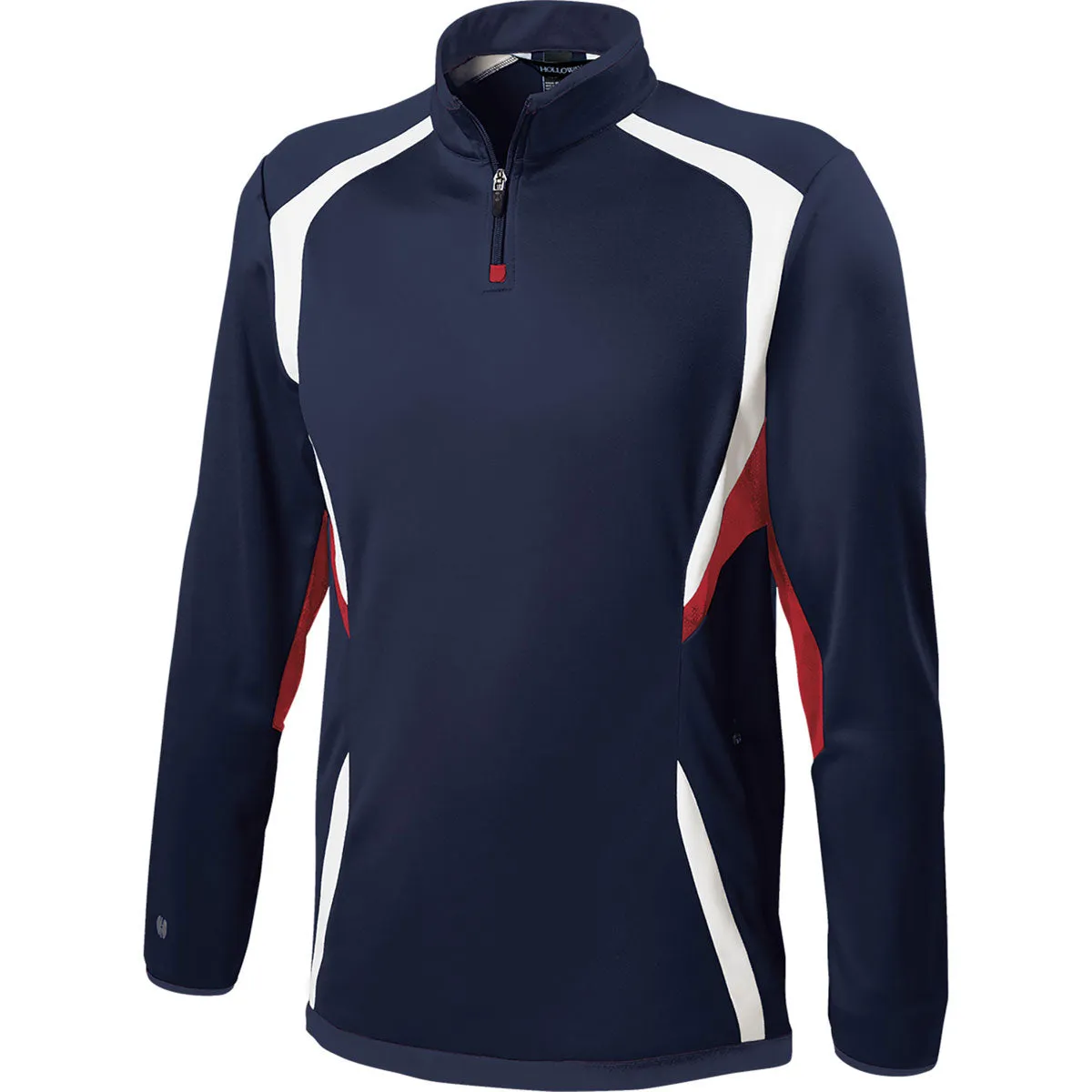 Holloway Men's Navy/Scarlet/White Transform Pullover