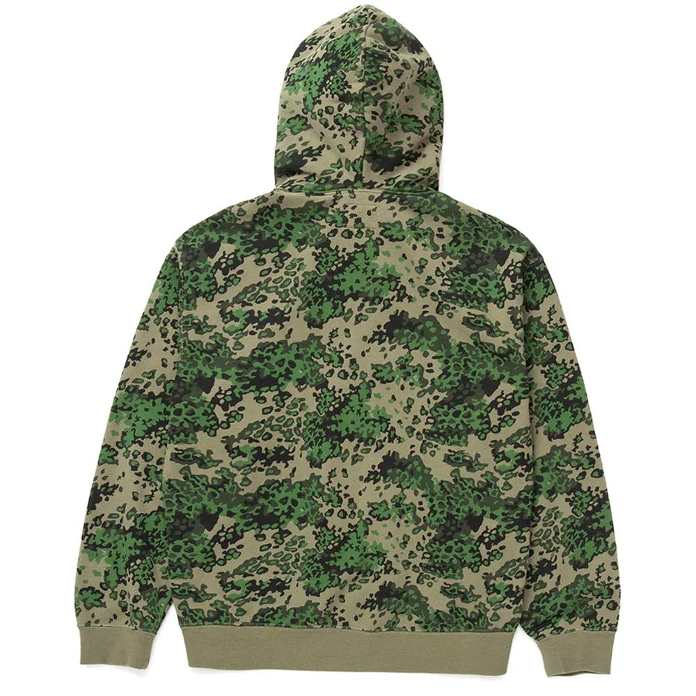 HUF CONTRA MOCKNECK P/O HOODIE // GREEN CAMO