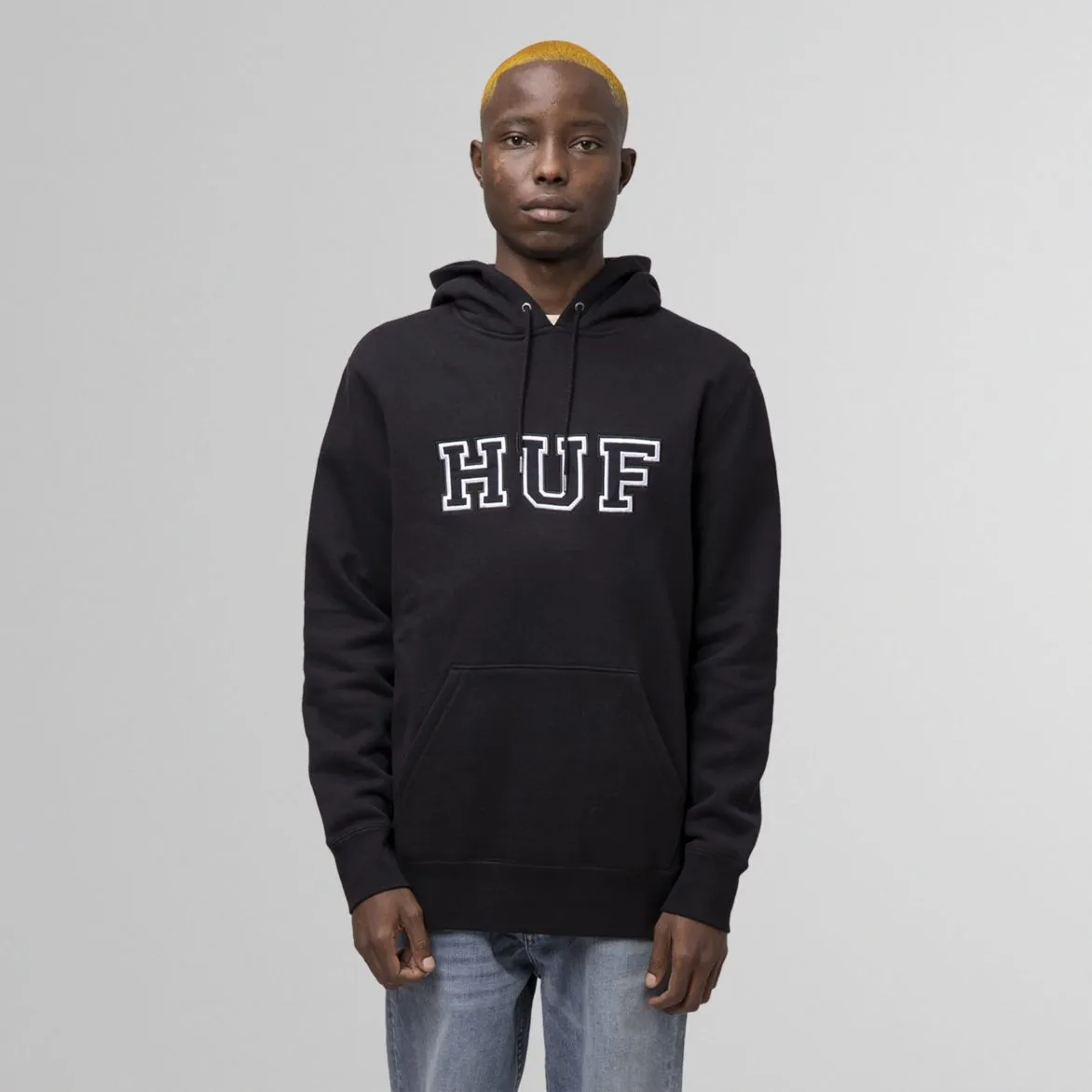 HUF HARTFORD P/O HOODIE // BLACK