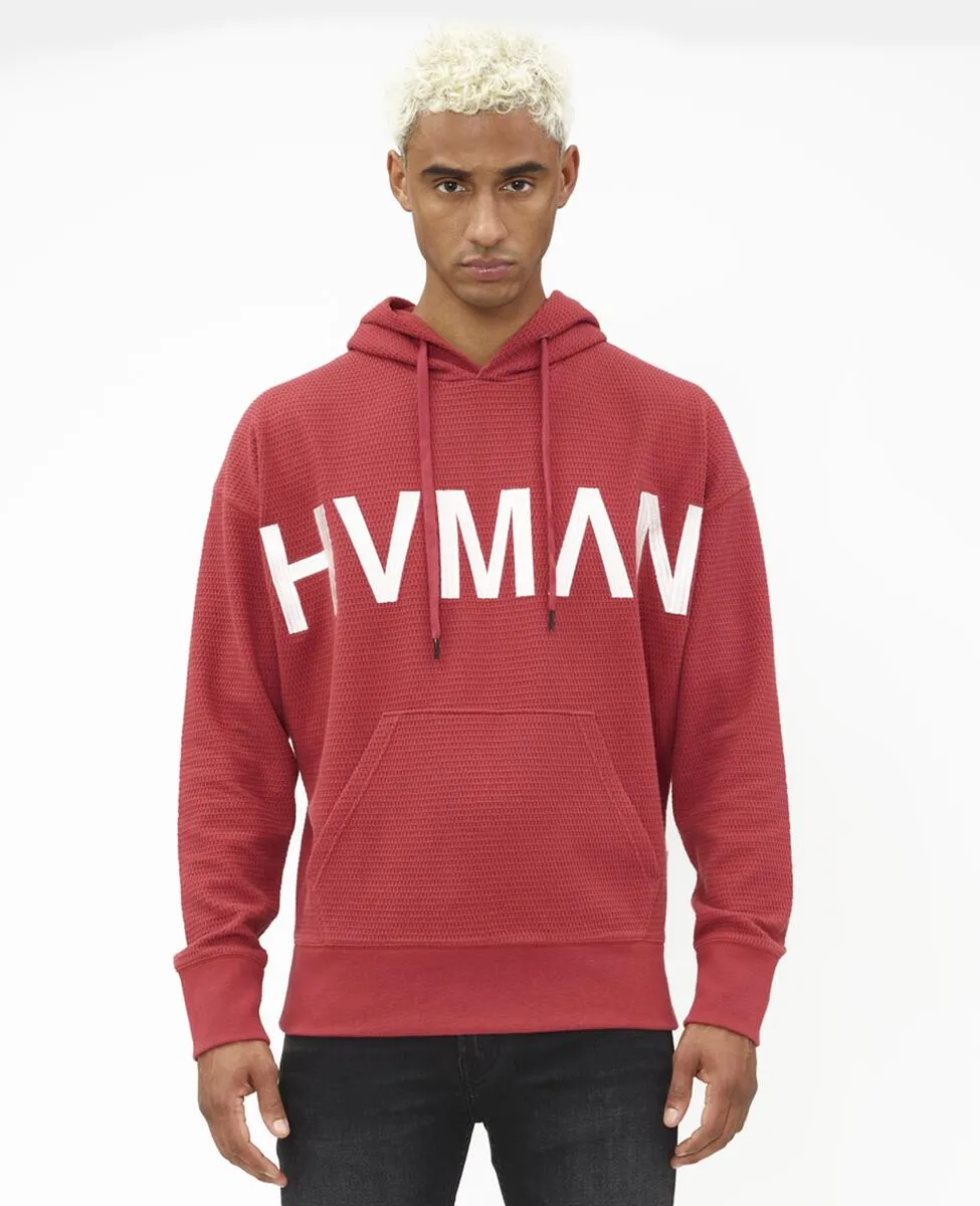 HVMAN BY CULT  PULLOVER SWEATSHIRT (ROSEWOOD)