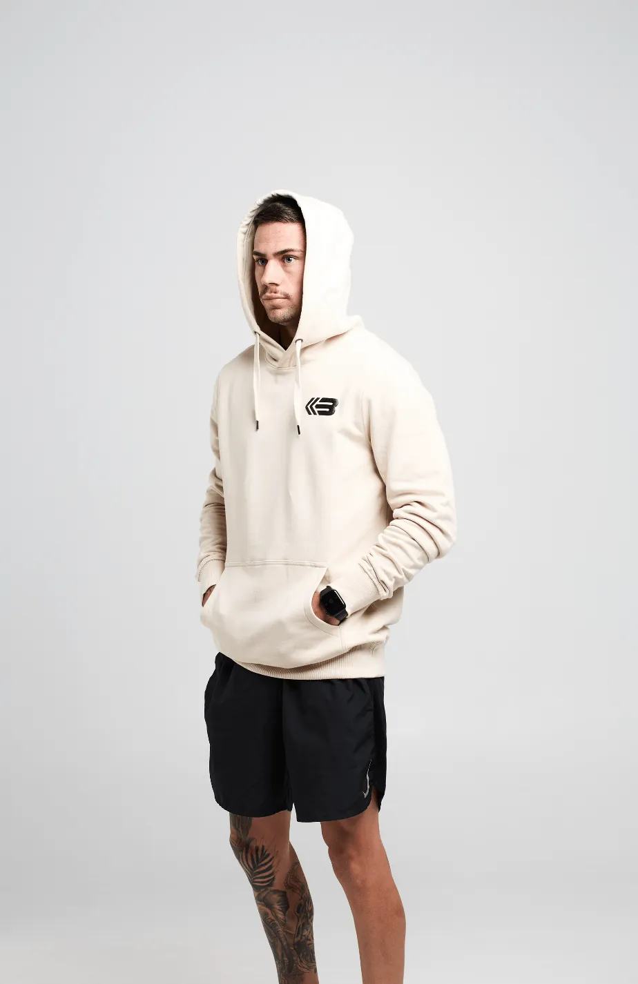 'Icon' Organic Hoodie - Sand