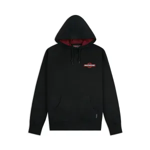 Independent Array Pullover Hooded Mens Sweatshirt - Black