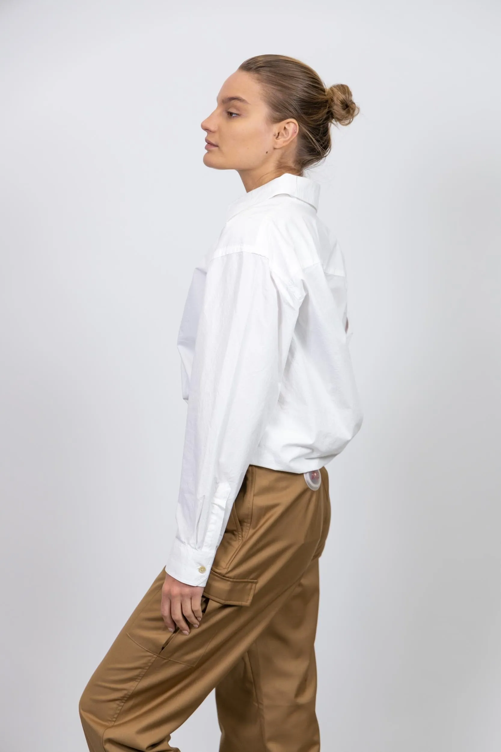 JOLIE BOXY FIT SHIRT WITH DROPPED SHOULDERS