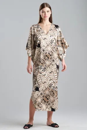 Kaleidoscope Satin Caftan