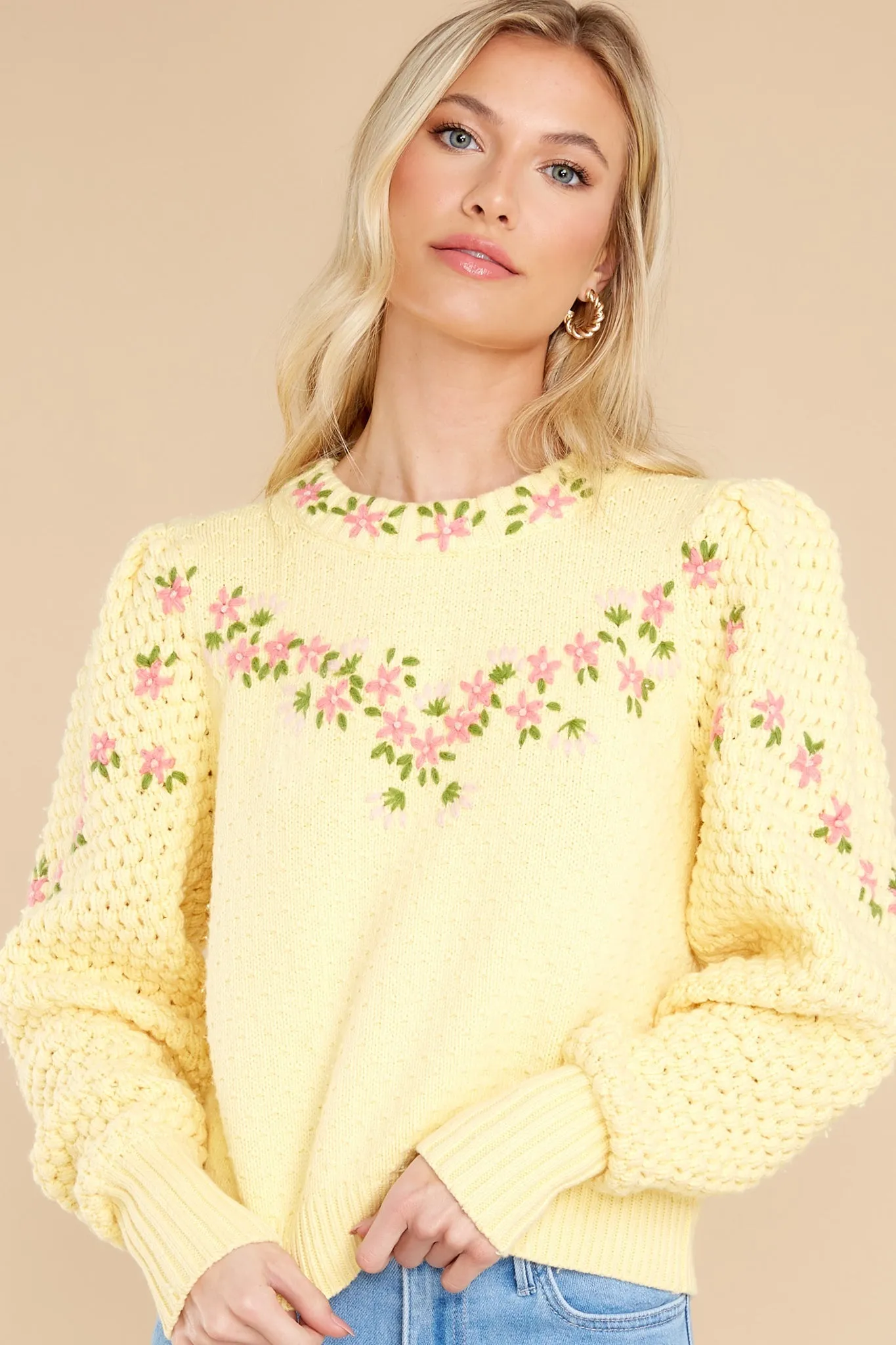 Kenzly Mellow Yellow Pullover Sweater