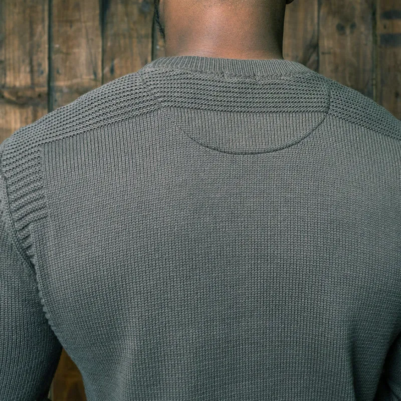 Kingsley Heath Styled Up Pullover Knit Fatigue