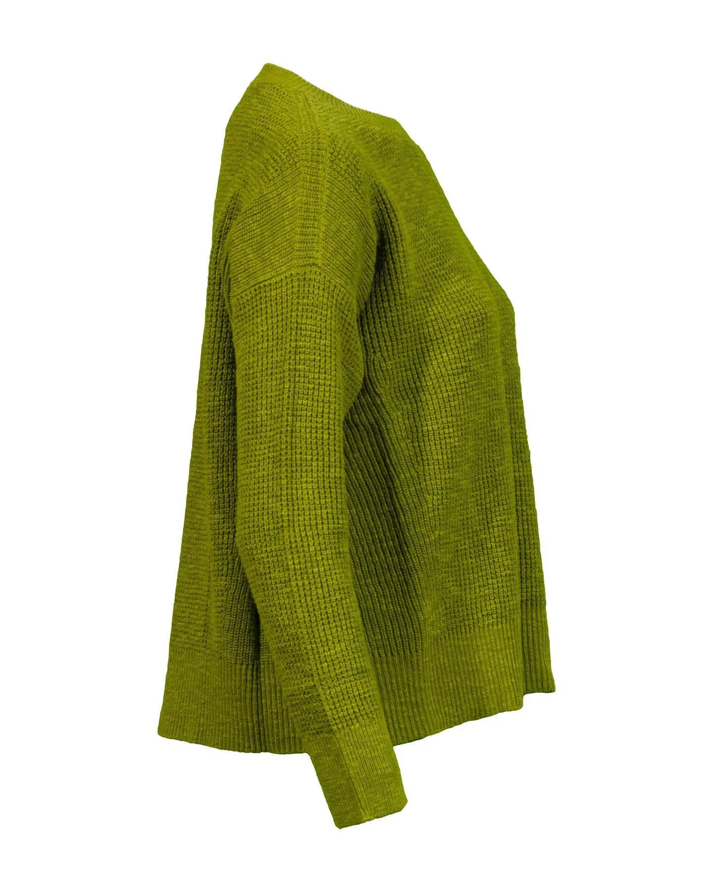 Knit Crew Neck Sweater Multigreen