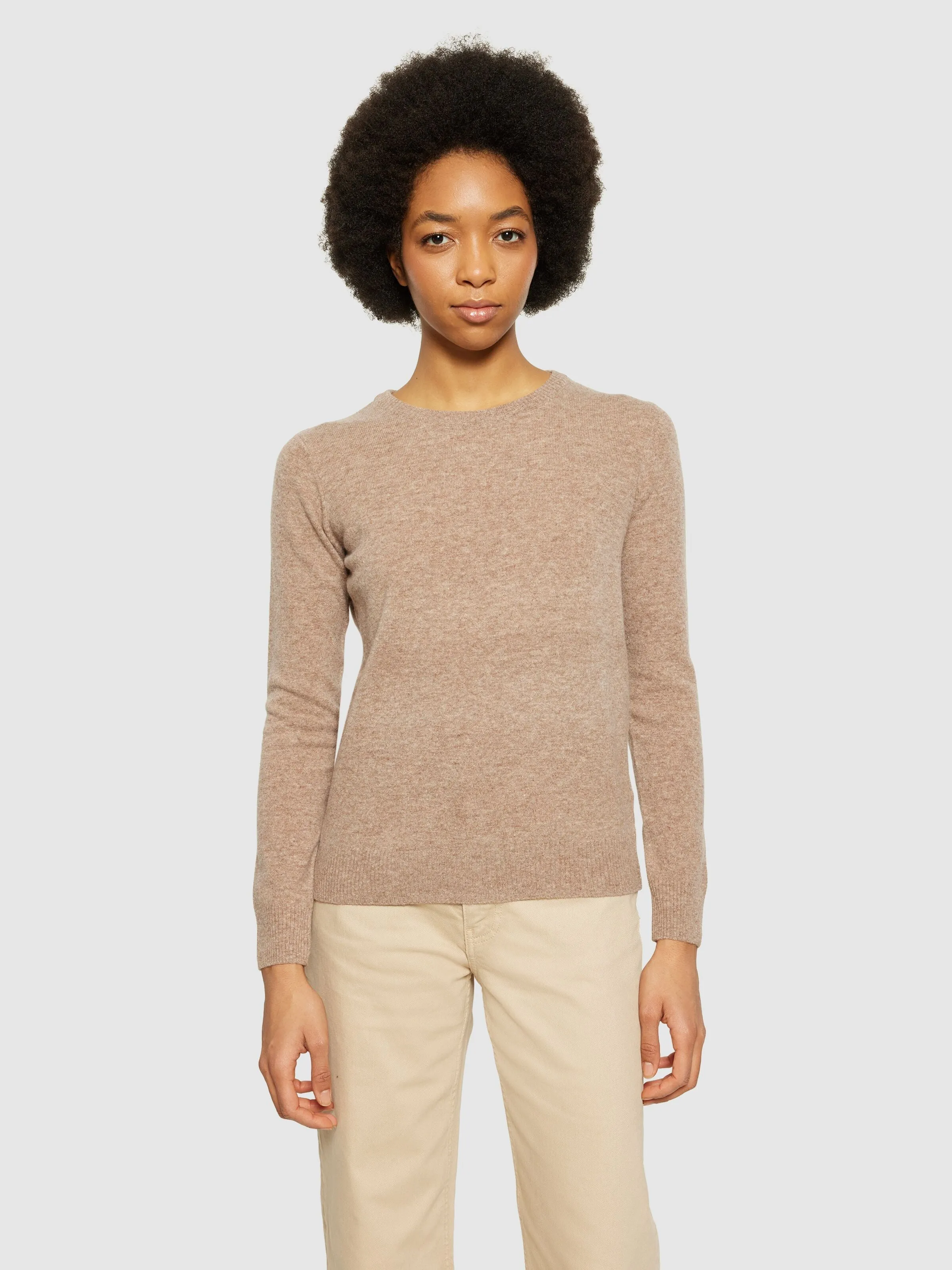 Knowledge Cotton Lambswool crew neck - RWS