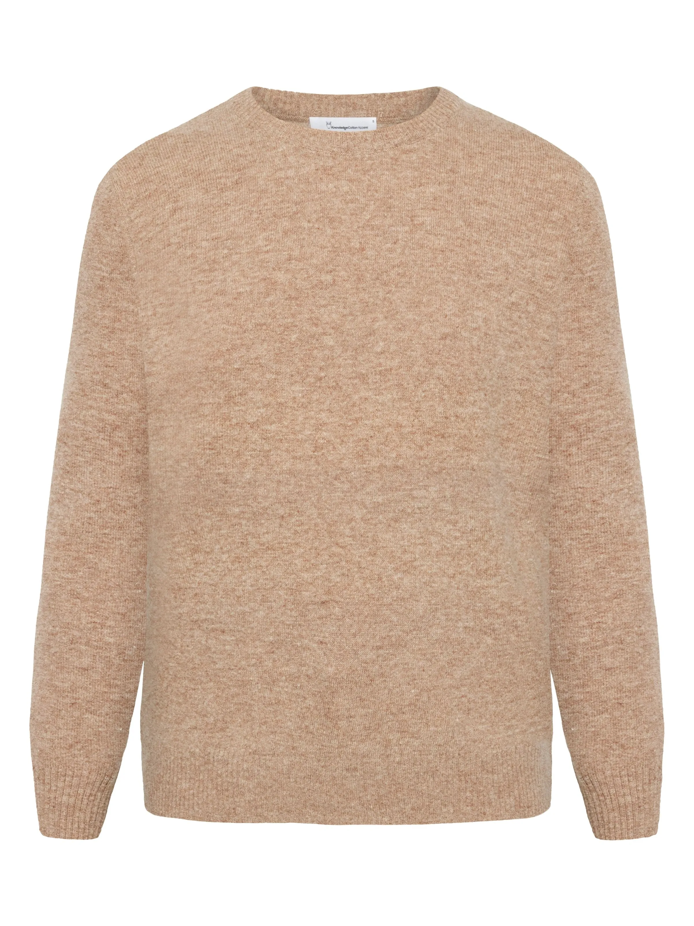 Knowledge Cotton Lambswool crew neck - RWS