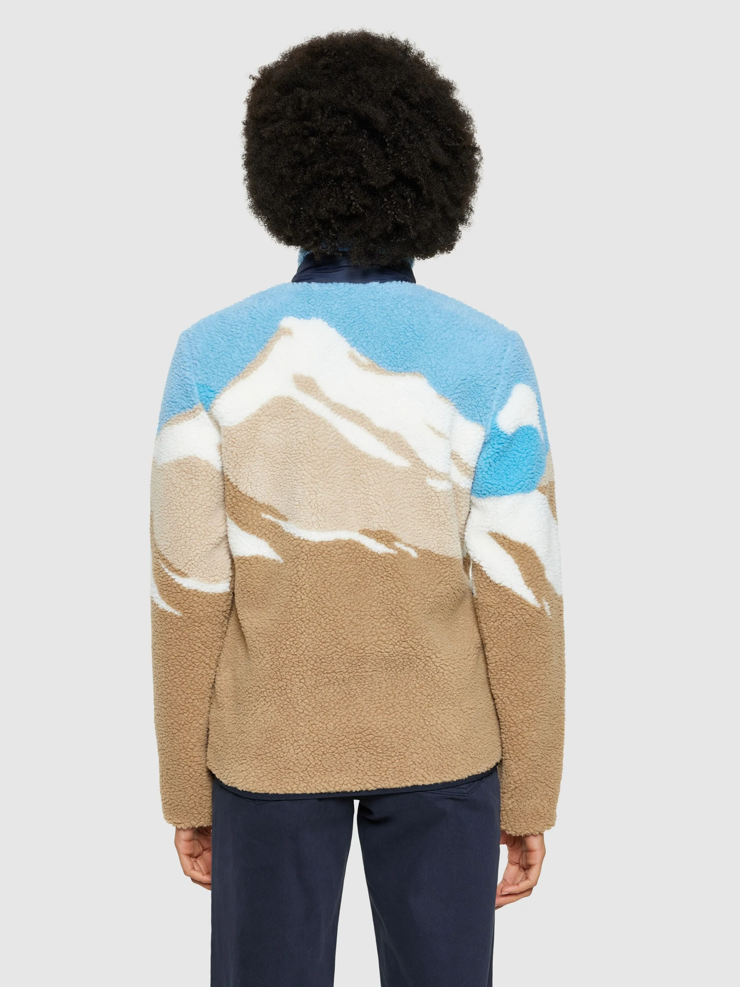 Knowledge Cotton Loose mountain teddy jacket