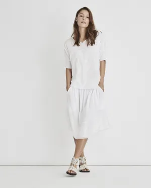 Kristensen Du Nord White Cotton Short Sleeve Top