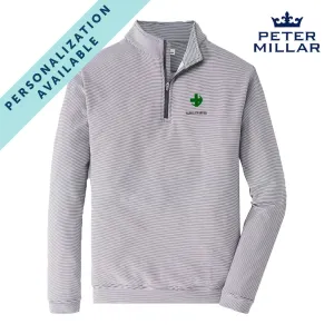 Lambda Chi Personalized Peter Millar Mini Stripe Stretch Quarter Zip