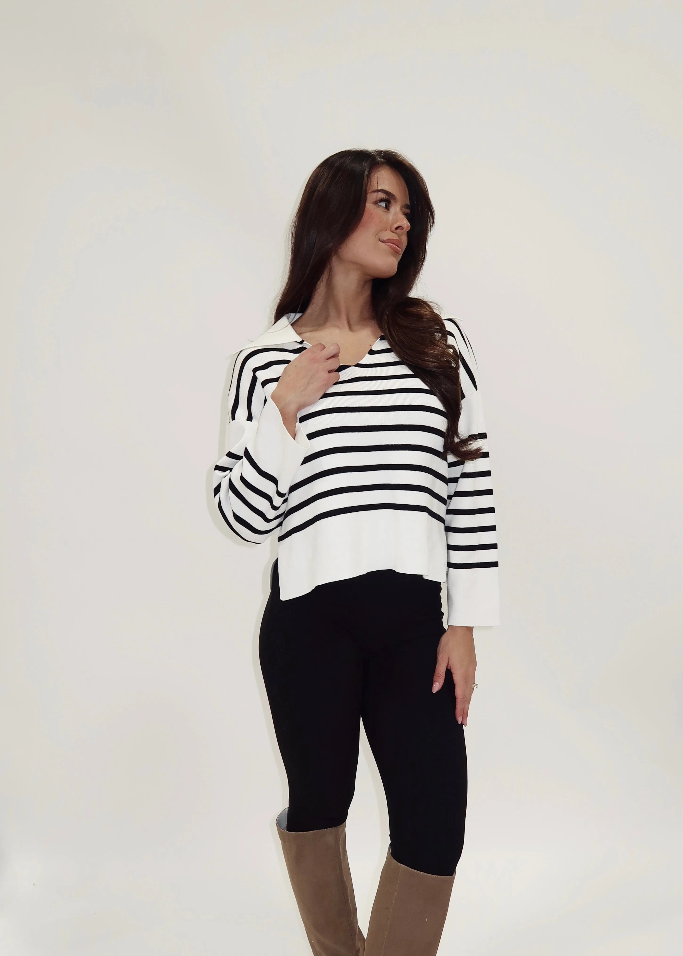 Laurel Striped Pullover