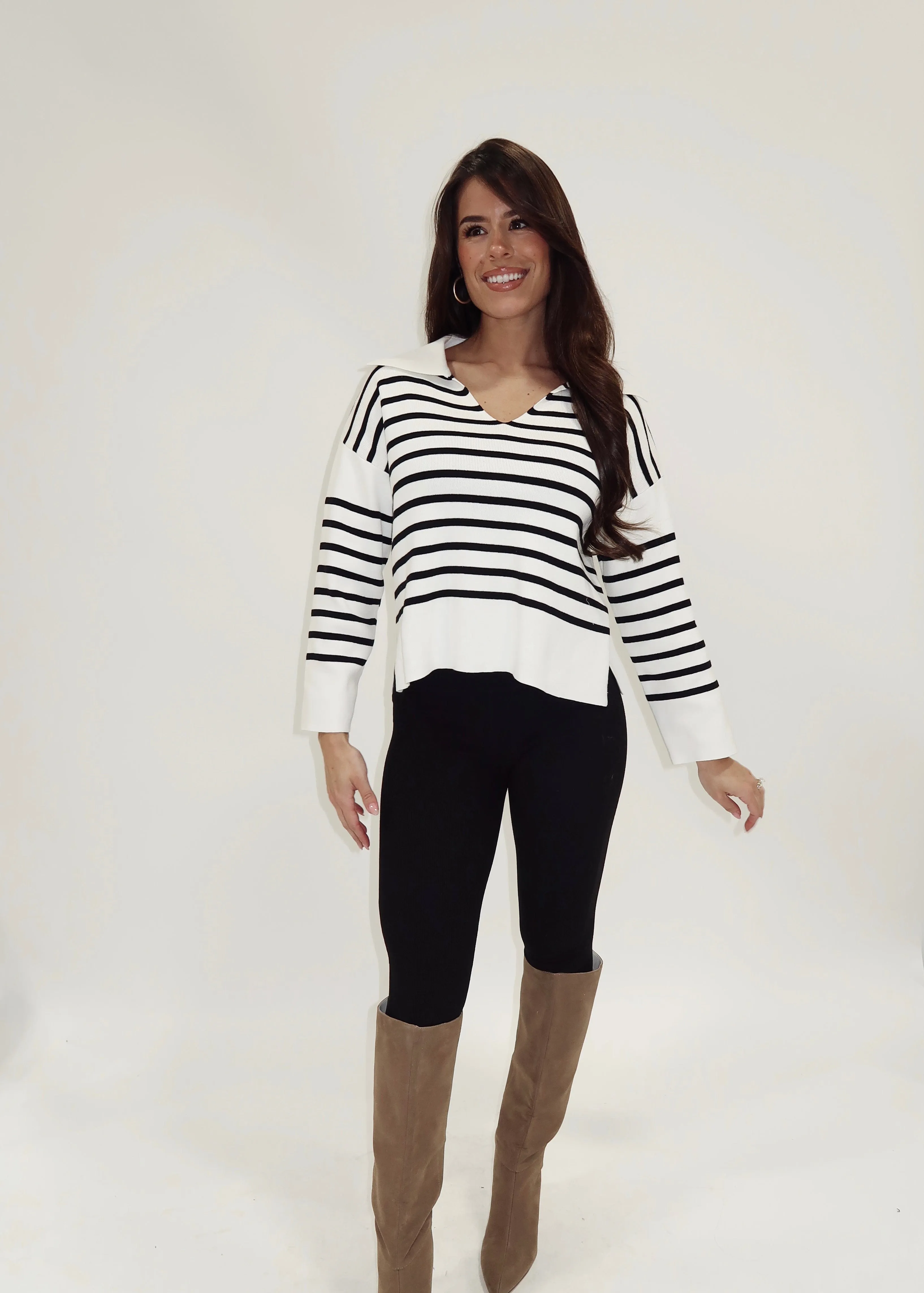 Laurel Striped Pullover