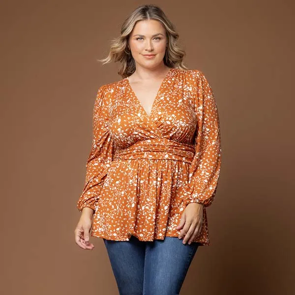 Leah Long Sleeve Tunic Top - Sale!